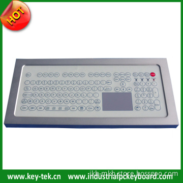 IP68 Membrane Anti-Microbial Keyboard with Touchpad